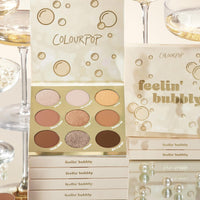 Thumbnail for ColourPop Feelin' Bubbly Eyeshadow Palette - Brown & Gold Palette with Metallic and Matte Finishes - High-Pigment Eye Makeup with a Long-Wearing Formula (0.3 oz)