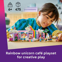 Thumbnail for LEGO Friends Unicorn Dream Café Building Toy for Girls & Boys - Pretend Playset for Kids, Ages 6+ - Gift for Birthdays - W/Paisley, Aliya, & Iza Minidolls & Accessories - 42684