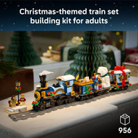 Thumbnail for LEGO Icons Holiday Express Train Building Set for Adults, Ages 18+ - Seasonal Home Decor for Bedroom or Book Shelf - Christmas Train W/Track & 4 Minifigures - Gift Idea for Holidays - 10361