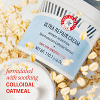 Thumbnail for First Aid Beauty - Ultra Repair Cream, Intense Hydration Whipped Colloidal Oatmeal, Clinically Proven to Strengthen Skin Barrier in 7 Days & Helps Relieve Eczema, Luxury Face & Body Moisturizer, 6 oz