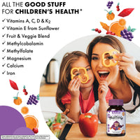 Thumbnail for Bluebonnet Nutrition Rainforest Animalz Whole Food Based Multiple Chewable Tablet, Kids Multivitamin & Mineral, Vitamin C, D3, Iron, Gluten Free, Milk Free, Kosher, 180 Chewable Tablets, Mixed Flavor
