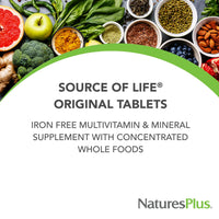 Thumbnail for NaturesPlus Source of Life Prenatal - 180 Tablets - Multivitamin & Mineral Supplement with Iron - Nutritional Support for Pregnancy - Gluten Free, Vegetarian - 90 Servings