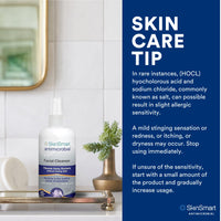 Thumbnail for SkinSmart Antimicrobial Facial Cleanser for Breakouts & Blemishes; Hypochlorous Acid Formula Targets Bacteria to Reduce Skin Irritation and Flush Pores Clean, 8 oz Spray, All Ages & All Skin Types
