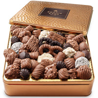 Thumbnail for Chocolate Gift Basket, Gourmet Snack Food Box in Keepsake Tin, 2+ lbs of Chocolate, Great for Birthday, Sympathy, Family Parties & Get Well - Bonnie & Pop