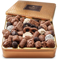 Thumbnail for Chocolate Gift Basket, Gourmet Snack Food Box in Keepsake Tin, 2 lbs of Chocolate, Birthday, Sympathy, Family Parties & Get Well, Bonnie and Pop