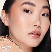 Thumbnail for Kosas Sun Show Glowy Warmth Baked Bronzer - Contouring Powder for Cheekbones, Nose & Jawline - Enriched with Concentrated Fatty Acids - Talc-Free, Vegan & Hypoallergenic - Waves