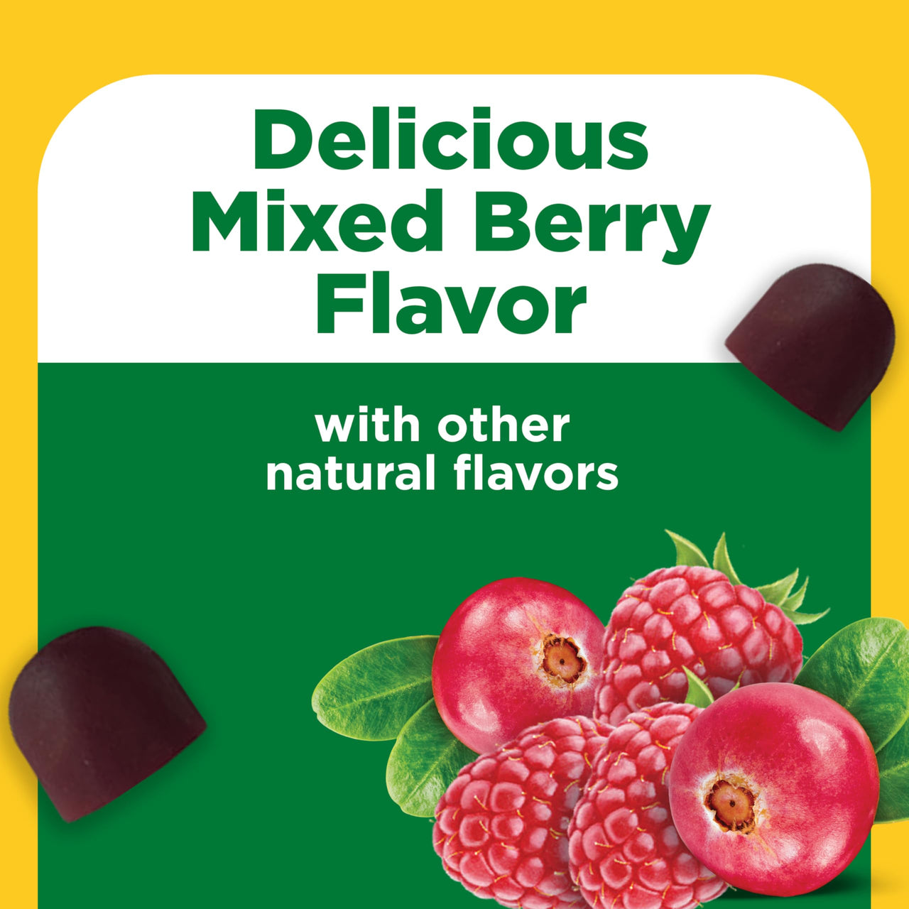 Nature Made Cranberry with Vitamin C Gummies for Adults, Urinary Tract Health for Women and Men, Cranberry Supplement, 50 Gummies, 25 Day Supply