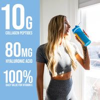 Thumbnail for Rule 1 Proteins Collagen Peptides Powder - Hydrolyzed Bovine Collagen, Hyaluronic Acid, and Vitamin C. Supports Hair, Skin, & Nails (25 Servings, Unflavored)