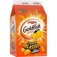 Thumbnail for Goldfish Flavor Blasted Xtra Cheddar Cheese Crackers, 27.3 oz Carton (Pack of 2)