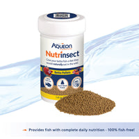 Thumbnail for Aqueon Nutrinsect Fish-Free Fish Food, Betta Pellets, 1.41 oz
