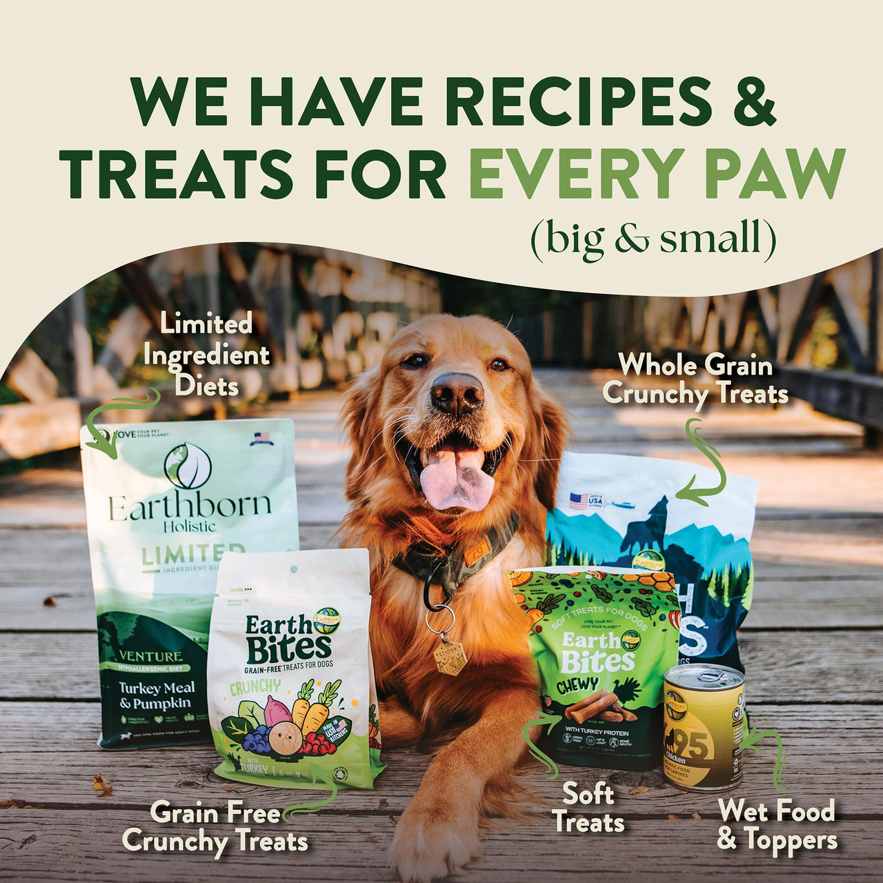 Earthborn Holistic Venture Turkey Meal & Pumpkin 4 lb. Limited Ingredient Grain-Free Dry Dog Food