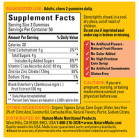 Thumbnail for Nature Made Elderberry Gummies with Vitamin C and Zinc, Dietary Supplement for Immune Support, 100 Elderberry Gummies, 50-Day Supply