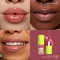 Thumbnail for NYX PROFESSIONAL MAKEUP Fat Oil Lip Drip, Moisturizing, Shiny and Vegan Tinted Lip Gloss - Chillin Like a Villain (Pale Dusty Rose)