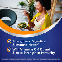 Thumbnail for Florastor Select Immunity Boost Daily Probiotic & Immune Support Supplement for Women and Men, Saccharomyces Boulardii CNCM I-745 Plus Zinc, Vitamin C & D3 (30 Capsules)