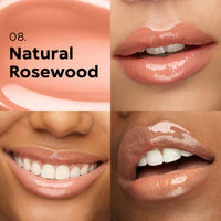 Thumbnail for Kiko Milano 3D Hydra Lip Gloss – High Shine, Hydrating, Plumping, Non-Sticky, Moisturizing Lip Makeup – 08 Natural Rosewood – 6.5ml