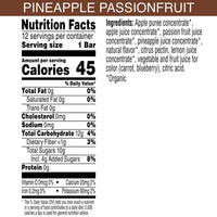 Thumbnail for Pure Organic Layered Fruit Bars, Gluten Free, Vegan Fruit Snacks, Pineapple Passionfruit (2 Boxes, 24 Bars) (Pack of 2)