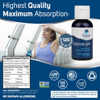 Thumbnail for Trace Minerals Optimal-pH - Concentrated Ionic Mineral Supplement for Digestive & Immune Health - Digestion & pH Support Supplement with Magnesium & Boron - 1 fl oz (About 120 Servings)