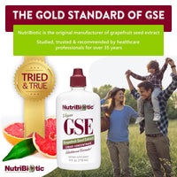 Thumbnail for NutriBiotic – GSE, 4 Oz Liquid | The Original Grapefruit Seed Extract Premium Concentrate with Bioflavonoids | Vegan, Gluten Free, Non-GMO