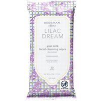 Thumbnail for Beekman 1802 Face Wipes – Makeup Remover Wipes for Face, Facial Cleansing Wipes that Remove Makeup & Dirt, Travel Essentials, Face Wipes with Goat Milk & Aloe, Lilac Dream 30 Count