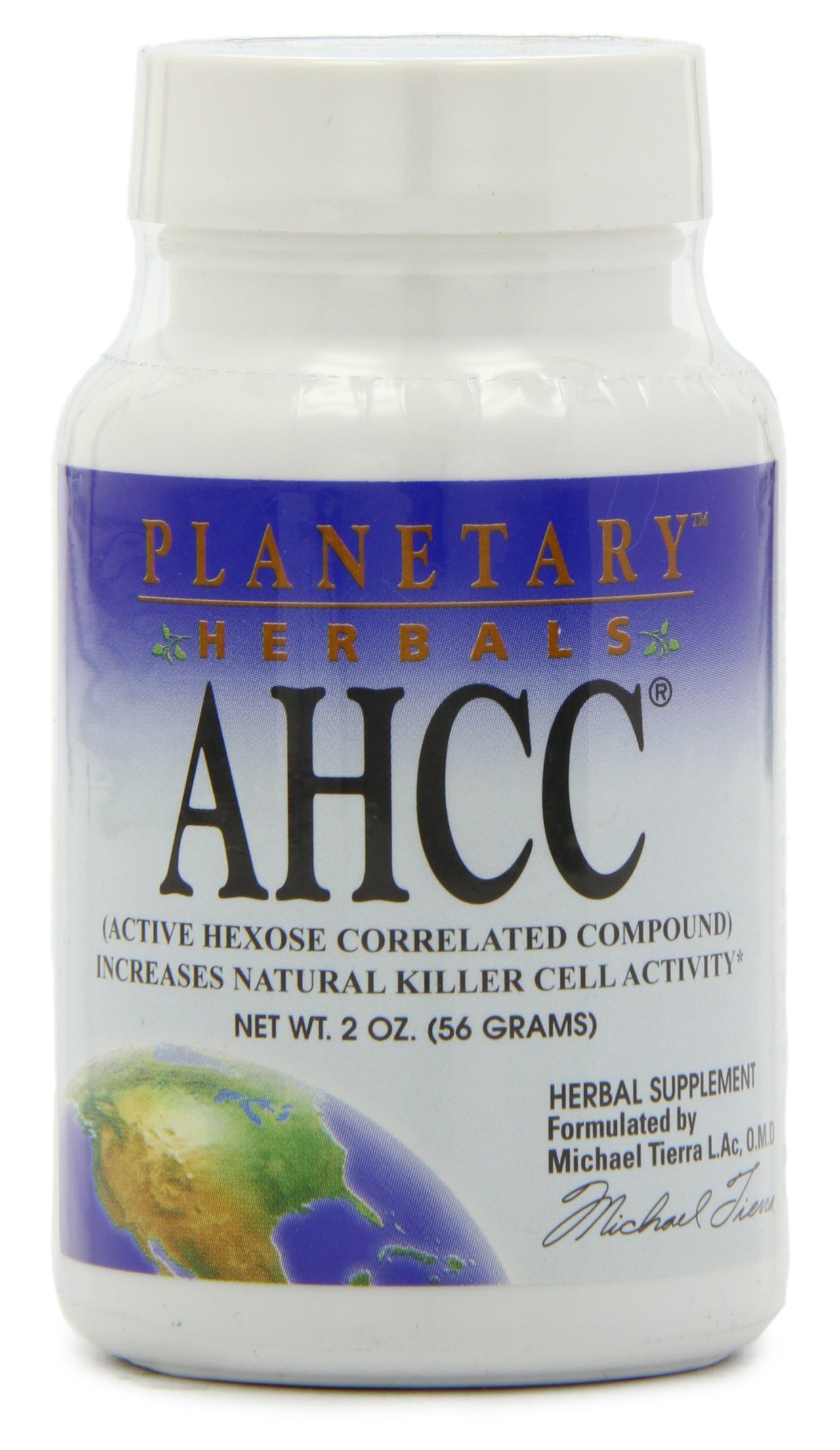 Planetary Herbals AHCC Active Hexose Correlated Compound Powder, Increases Natural Killer Cell Activity,2 Ounces