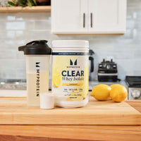 Thumbnail for Myprotein Clear Whey Isolate Protein Powder, 1.1 Lb (20 Servings) Lemonade, 20g Protein per Serving, Naturally Flavored Drink Mix, Daily Protein Intake for Superior Performance