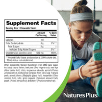 Thumbnail for NaturesPlus Lovites - 90 Chewable, Heart-Shaped Tablets - 500mg Vitamin C - Natural Fruit Flavor - Vegan, Gluten Free - 90 Servings