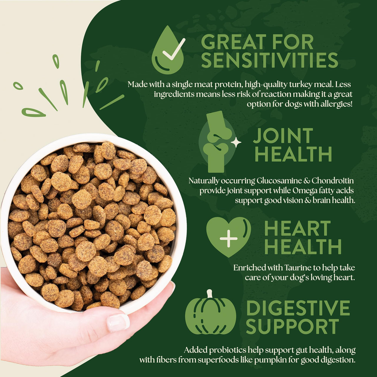 Earthborn Holistic Venture Turkey Meal & Pumpkin 25 lb. Limited Ingredient Grain-Free Dry Dog Food