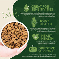 Thumbnail for Earthborn Holistic Venture Turkey Meal & Pumpkin 25 lb. Limited Ingredient Grain-Free Dry Dog Food