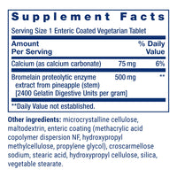 Thumbnail for Life Extension Specially-Coated Bromelain, Pineapple Extract, Joint Health, Joint Comfort, Vegetarian, Gluten-Free, Non-GMO, 500 mg, 60 enteric-Coated Tablets