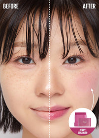Thumbnail for Kaja Cheek & Lip - Dewy Bar 01 Berry Sparkler | Creamy Blusher and Balm Multi-Stick, 45% Moisturizing Oil, Apple Extract, Vitamin-Hyaluronic Acid Infused, High Shine, Mother's Day, 10g