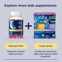 Thumbnail for Mommy's Bliss Kids Sleep Liquid with Melatonin & Calming Herbs | Melatonin for Children 3 Years & Up | Grape Flavor | Sugar Free | 4 Fl Oz (60 Servings)