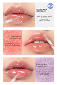 Thumbnail for [rom&nd] Glasting Water Gloss 2 colors | Syrupy Glossy Finish| Long-lasting| moisturizing| Highlighting| Natural Gloss for Daily Use|K-beauty | 4.5g/0.16oz No. 01 SANHO CRUSH
