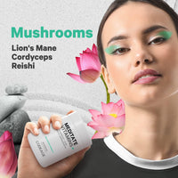 Thumbnail for Codeage Meditate Vitamins+ Supplement - CognatiQ, DHH-B, GABA, Ashwagandha, Organic Mushrooms, Blueberries - BDNF Brain Pills and Neuroprotein - Vegan, Non-GMO, Gluten-Free - 60 Capsules