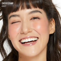 Thumbnail for KAJA Blusher - Cheeky Stamp 02 Saucy | Buildable & Blendable Shade with Heart-shaped Applicator, Sunkissed Finish, Travel size, Hygienic, Suitable for Beginners, Portable, Korean Makeup, 0.17 Oz