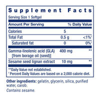 Thumbnail for Life Extension Mega GLA Sesame Lignans, Omega-6 Fatty acids to Promote a Healthy inflammatory Response, Gluten Free, Non-GMO, 30 softgels