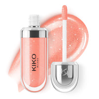 Thumbnail for Kiko Milano 3D Hydra Lip Gloss – High Shine, Hydrating, Plumping, Non-Sticky, Moisturizing Lip Makeup – 03 Pearly Apricot – 6.5ml