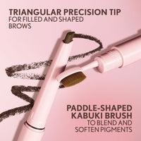 Thumbnail for Covergirl Clean Fresh Brow Filler Pomade, 600 Dark Brown, Eyebrow Pencil, Ultra-Precise Tip, Creamy Formula, Highly Pigmented, Soft Matte Finish, Vegan Formula, 0.007oz