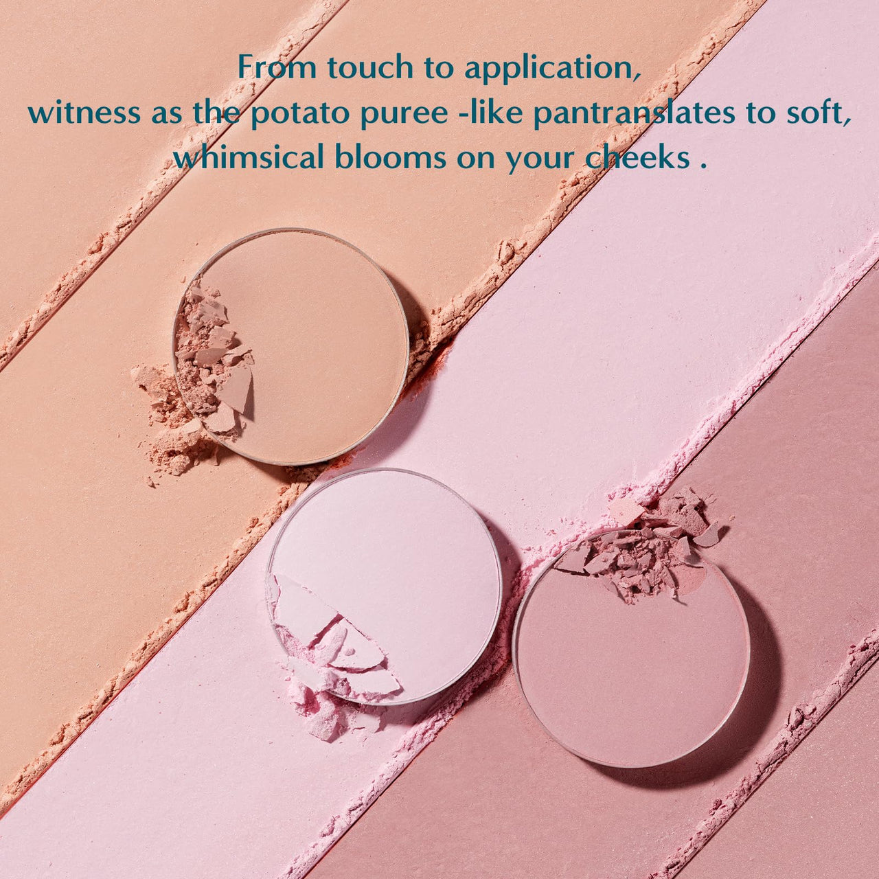 FLORASIS Ethereal Flush Smooth Powder Blush (Ode to Embroidery) (01 Apricot Milk, 1 Count)