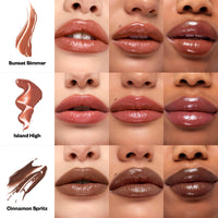 Thumbnail for Kosas Wet Stick Moisturizing Shiny Sheer Lipstick with Ceramides, Hyaluronic acid, Peptides and Mango Butter - Soothes, Softens, and Moisturizes Lips – Cinnamon Spritz
