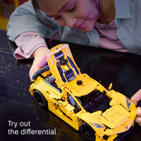 Thumbnail for LEGO Technic Chevrolet Corvette Stingray Toy Car - Building Toy Set for Kids, Boys and Girls, Ages 9+ - Model Car Kit for Display - Gift Idea for Birthday - 42205