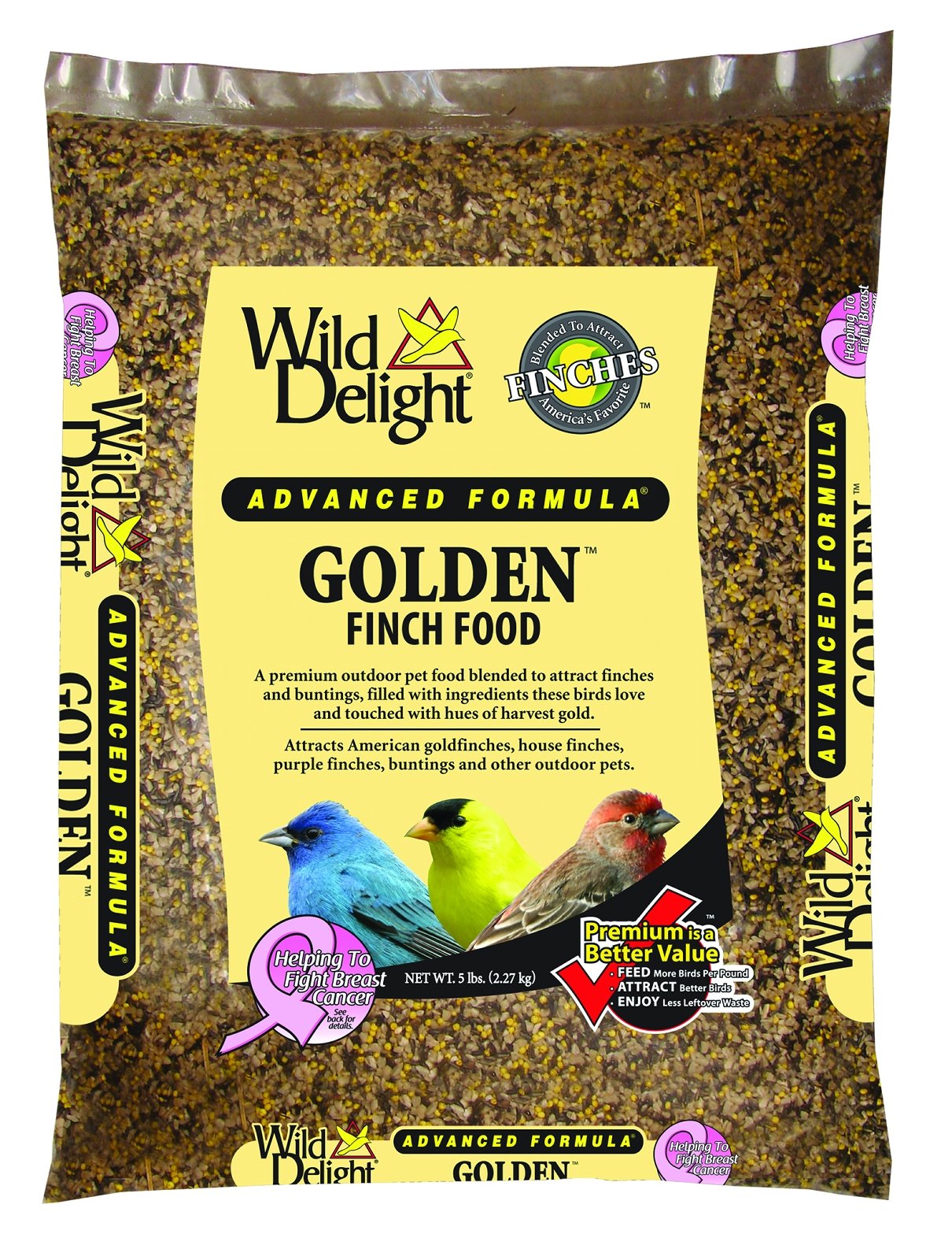 Wild Delight Golden Finch Food, 5 lb
