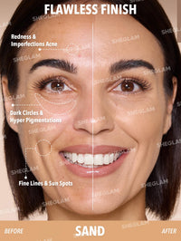 Thumbnail for SHEGLAM Skin Magnet High Coverage Foundation Stick Longwear Medium Face Makeup for All Skin Types-Sand