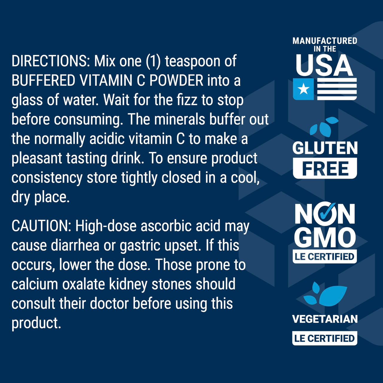 Life Extension Buffered Vitamin C Powder, buffering minerals, calcium, magnesium, potassium & zinc, for sensitive stomachs, gluten free, non-GMO, vegetarian, 454 grams, about 84 servings