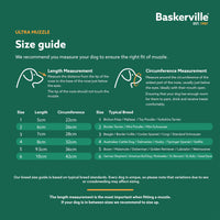 Thumbnail for Baskerville ULTRA Muzzle - Patented Humane Design, Breathable, Dog can Pant and Drink, Adjustable, Padded, Dog Training Muzzle for Large Dogs, Prevents Biting, Wildlife Scavenging (Size 6, Black)
