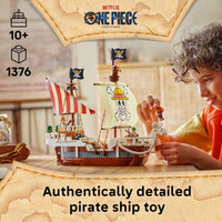 Thumbnail for LEGO ONE PIECE The Going Merry Pirate Ship Building Blocks - Pretend Play Adventure Toy for Boys & Girls, 10+ - Straw Hat Crew Toy Figures & Playset for Anime Fans - Gift Idea for Birthdays - 75639