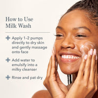 Thumbnail for Beekman 1802 Milk Wash Exfoliating Jelly Face Cleanser - Fragrance Free - 5 oz - With Goat Milk + 100% Natural AHAs & BHAs - Helps Control Oil & Exfoliates - Good for Sensitive Skin - Cruelty Free
