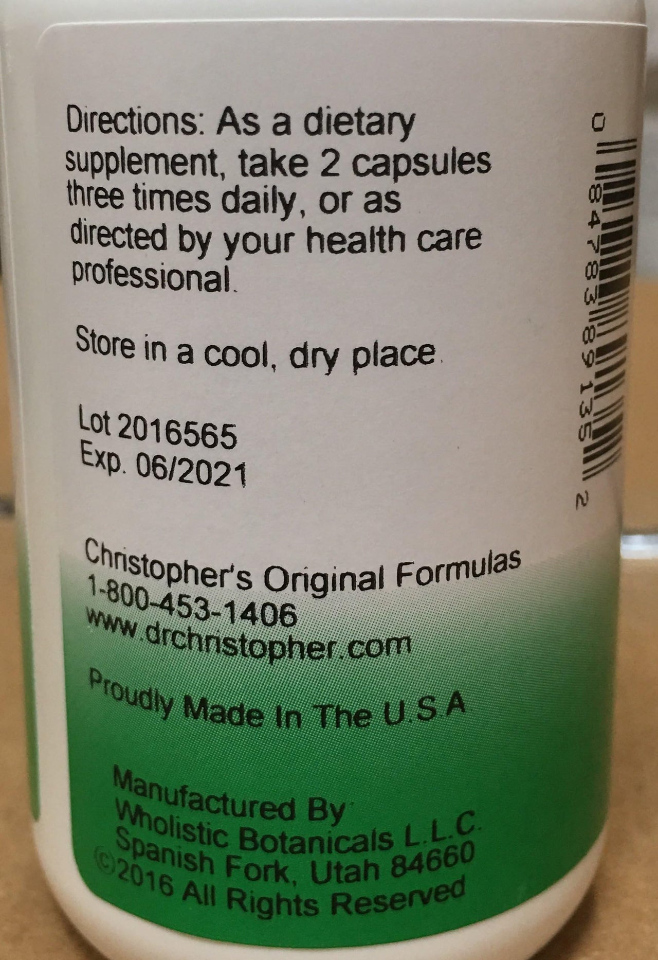 Dr Christopher's Prostate Plus Capsule 100 Ct.