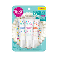 Thumbnail for eos 24H Moisture Super Balm Minis- Crème de la Crème, Limited-Edition Lip Mask, Variety Pack, 0.169 fl oz, 3-Pack