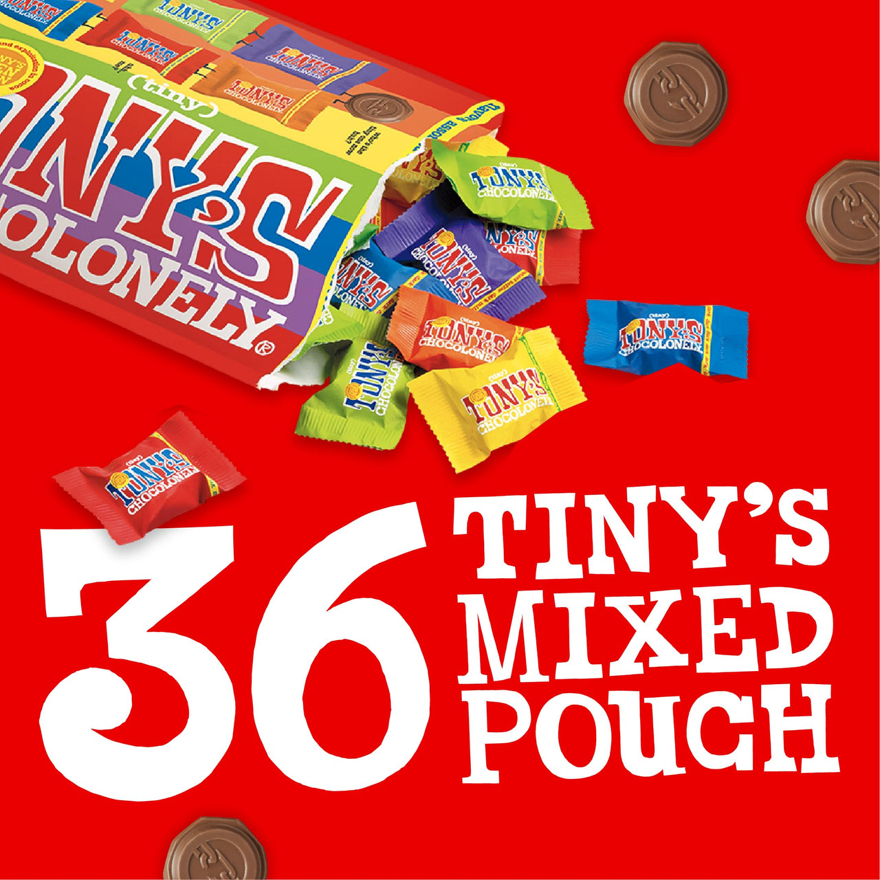 Tony’s Chocolonely Assorted Chocolate Candy Pieces,Belgian Milk & Dark Chocolate,CaramelSeaSalt,Almond Sea Salt,Honey Almond Nougat,Pretzel Toffee,QualityFairtradeCocoa,36 Count,11.28 Oz(Pack of 2)
