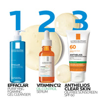 Thumbnail for La Roche-Posay Pure 12% Vitamin C Oil Control Serum For Face With Hyaluronic Acid & Salicylic Acid, Hydrating Face Serum for Oily & Combination Skin, Boost Radiance & Reduce Wrinkles